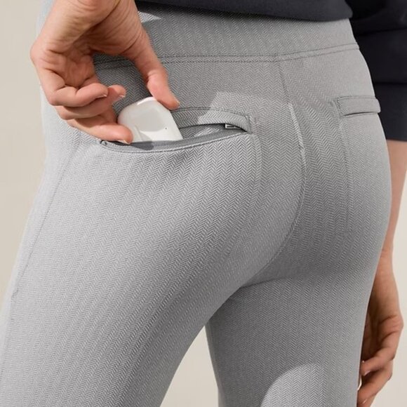 Athleta Delancey Skyline High Rise Herringbone All Around Stretch Leggings - Picture 3 of 13